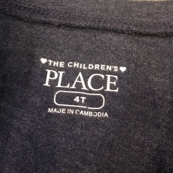 The Childrens Place blue butterfly T-shirt - Picture 3 of 4